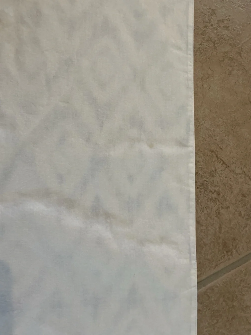 Williams Sonoma Blue and White Ikat Table Runner 15” by 106